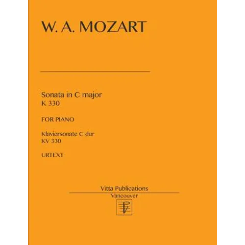 W. A. Mozart. Sonata in C major KV 330