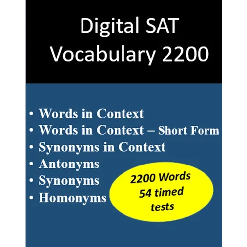 Digital SAT Vocabulary 2200