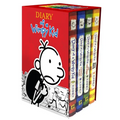 Diary of a Wimpy Kid Box of Books 1-4 Hardcover Gift Set: Diary of a Wimpy Kid, Rodrick Rules, the Last Straw, Dog Days