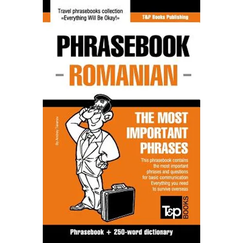 English-Romanian phrasebook and 250-word mini dictionary