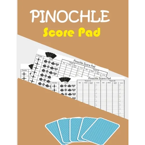 Pinochle score pad