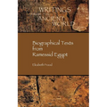 Biographical Texts in Ramessid Egypt