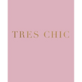Tres Chic: A decorative book for interior design styling - Ideal for small spaces - coffee tables, bookshelves and desks - Stack