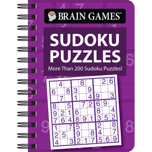 Brain Games - To Go - Sudoku Puzzles: More Than 200 Sudoku Puzzles! (Purple)