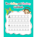Trace Letters and Numbers Workbook: Learn How to Write Alphabet Upper and Lower Case and Numbers