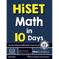 HiSET Math in 10 Days: The Most Effective HiSET Math Crash Course
