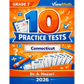 10 Connecticut SBAC Grade 7 Math Practice Tests: The Ultimate Test Prep Collection with Answer Explanations