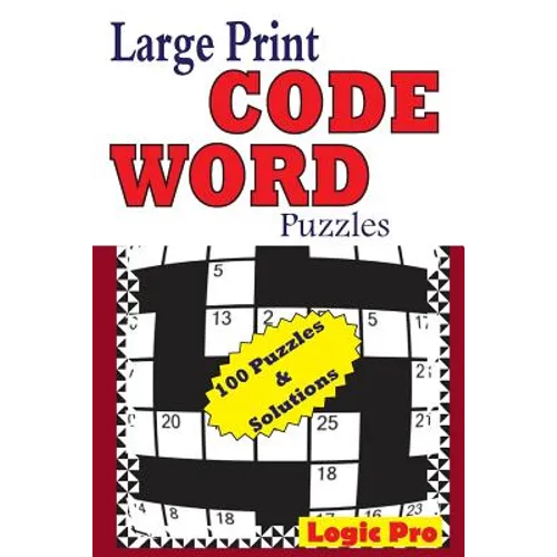 Large Print Code Word Puzzles