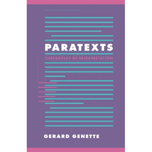 Paratexts: Thresholds of Interpretation