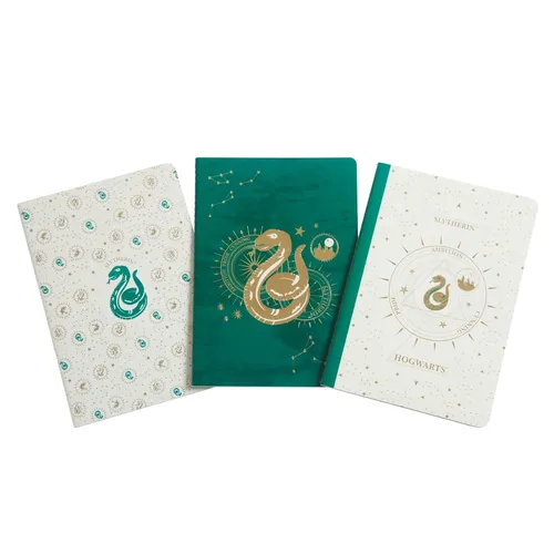 Harry Potter: Slytherin Constellation Sewn Notebook Collection (Set of 3)