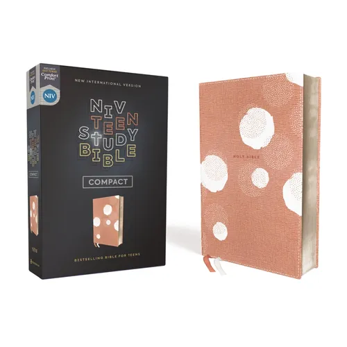 Niv, Teen Study Bible (for Life Issues You Face Every Day), Compact, Leathersoft, Peach, Comfort Print