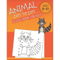Animal Dot To Dot Puzzle Book For Kids Ages 8-10