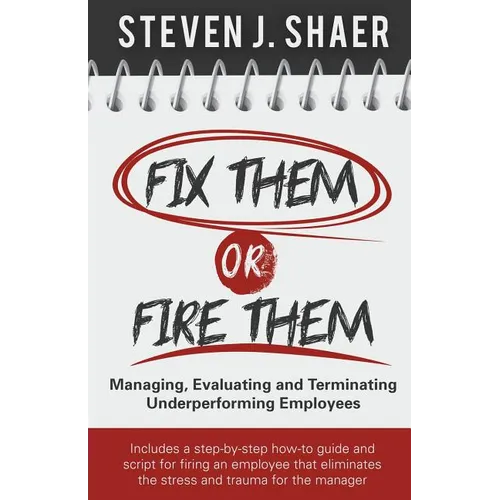 Fix Them or Fire Them: Managing, Evaluating and Terminating Underperforming Employees