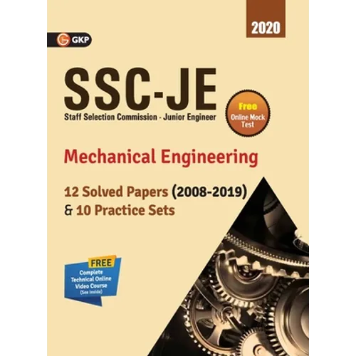Ssc Je 2020: Mechanical Engineering - Solved Paper & Practice Sets