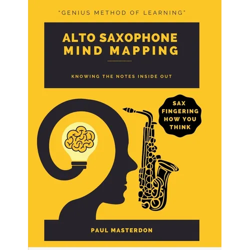 Alto Sax Mind Mapping: A Mnemonically Color-Coded Saxophone Fingering Chart Book: With Unique Player's Eye View