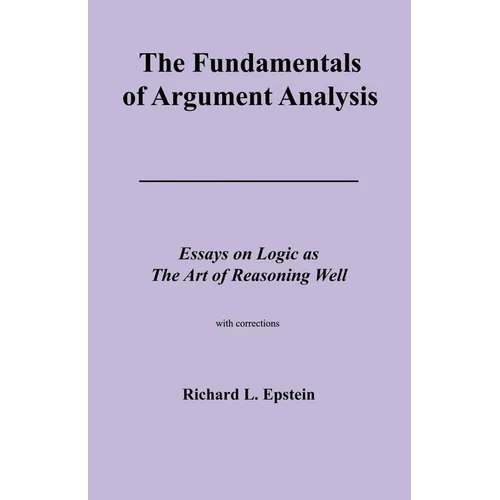 The Fundamentals of Argument Analysis