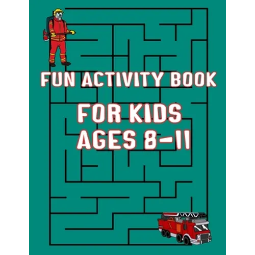 Fun Activity Book For Kids Ages 8-11: Mazes and Dot to Dot and Word search
