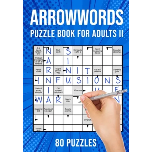 Arrow Word Puzzle Books for Adults: Arrowword Crossword Activity Puzzles Book II 80 Puzzles (UK Version)