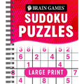 Brain Games - Large Print Sudoku Puzzles (Swoosh)