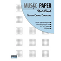 MUSIC PAPER NoteBook - Guitar Chord Diagrams