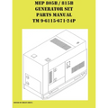 MEP 805B / 815B Generator Set Repair Parts Manual TM 9-6115-671-24P