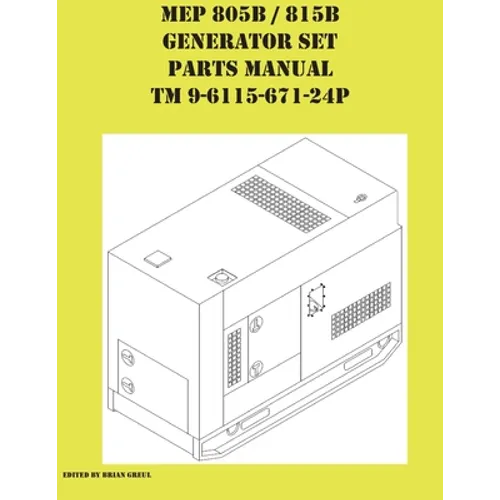 MEP 805B / 815B Generator Set Repair Parts Manual TM 9-6115-671-24P