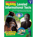 Scholastic News Leveled Informational Texts: Grade 3: High-Interest Passages at Three Lexile Levels with Comprehension Questions