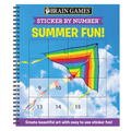 Brain Games - Sticker by Number: Summer Fun! (Easy - Square Stickers): Create Beautiful Art with Easy to Use Sticker Fun!