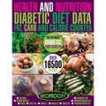 Health & Nutrition, Diabetic Diet Data, Fat, Carb & Calorie Counter: Government data count essential for Diabetics on Calories, Carbohydrate, Sugar co