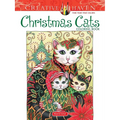 Creative Haven Christmas Cats Coloring Book