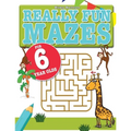 Really Fun Mazes For 6 Year Olds: Fun, brain tickling maze puzzles for 6 year old children