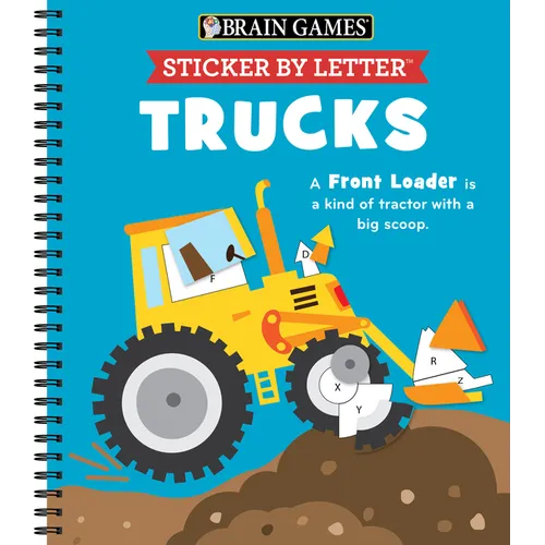 Brain Games - Sticker by Letter: Trucks
