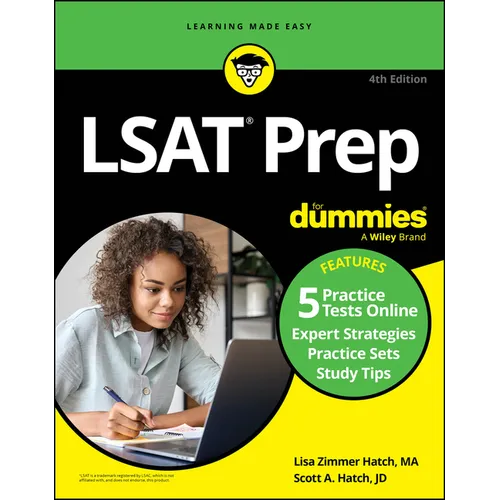 LSAT Prep for Dummies: Book + 5 Practice Tests Online