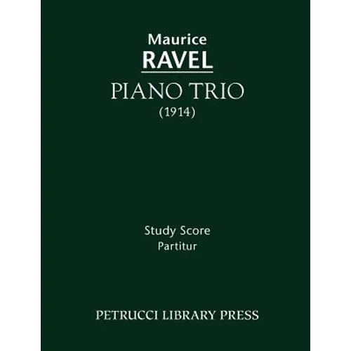 Piano Trio: Study score
