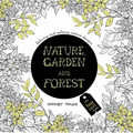 Nature, Garden and Forest: Colouring Books for Adults with Tear Out Sheets