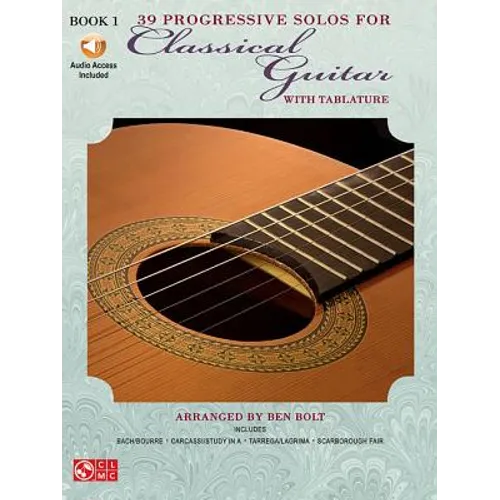 39 Progressive Solos for Classical Guitar - Book 1 (Book/Online Audio)