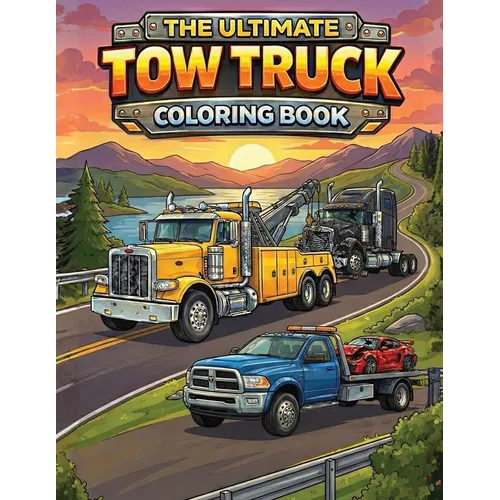 The Ultimate Tow Truck Coloring Book