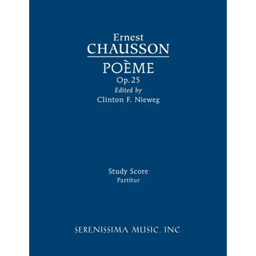 Poeme, Op.25: Study score
