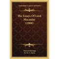 The Essays Of Lord Macaulay (1908)