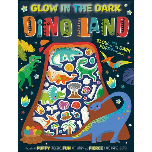 Glow in the Dark Dino Land Activity Book