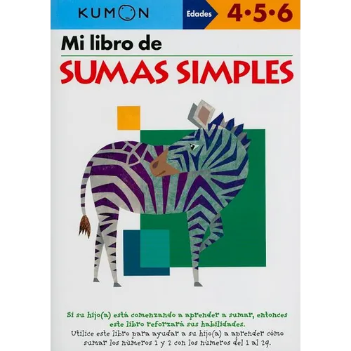 Kumon Mi Libro de Sumas Simples