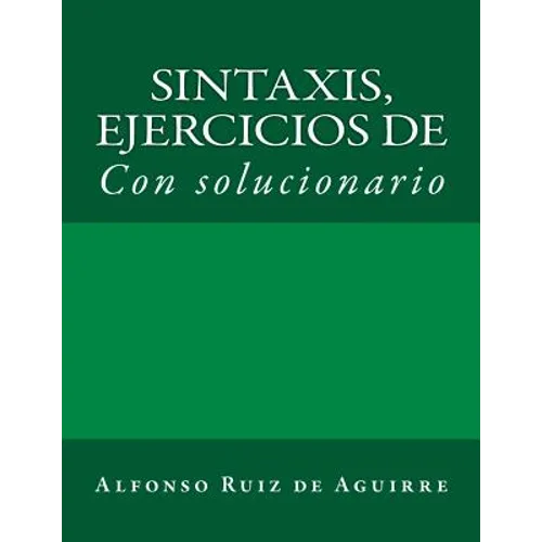 Sintaxis: ejercicios de