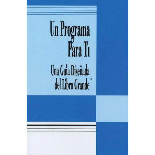Un Programa Para Ti (a Program for You Book): Una Guia Disenada del Libro Grande