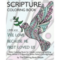 Scripture Coloring Book: Bible Coloring Book for Adults containing uplifting Bible Verses in a Beautiful Stress Relief Coloring Book