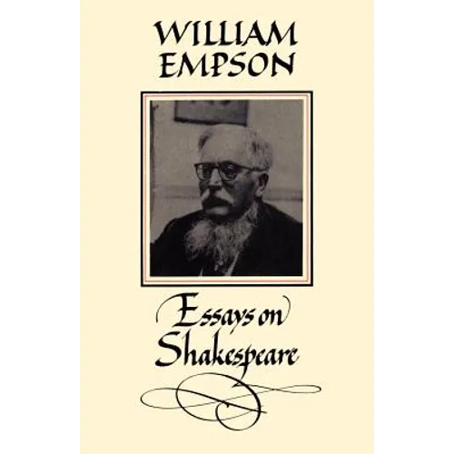 William Empson: Essays on Shakespeare