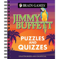 Brain Games - Puzzles and Quizzes: Jimmy Buffett - Puzzles for Parrotheads Trivia, Word Search, Crossword, Picture Puzzles & More Spiral Bound, Full C
