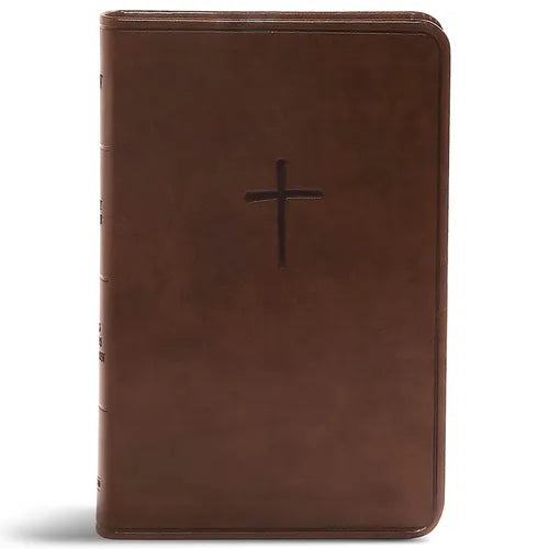 KJV Compact Bible, Value Edition, Brown Leathertouch