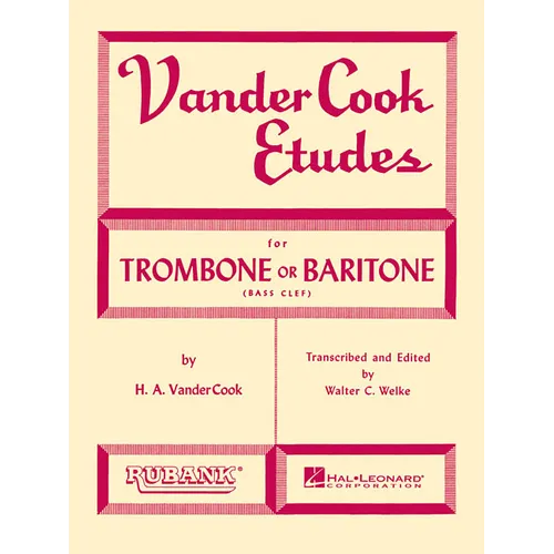 Vandercook Etudes for Trombone or Baritone