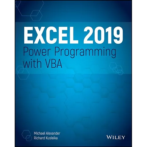 Excel 2019 Power Programming with VBA