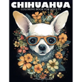 Chihuahua Coloring Book: A Funny Dog Lovers Coloring Book Chihuahua For Adults